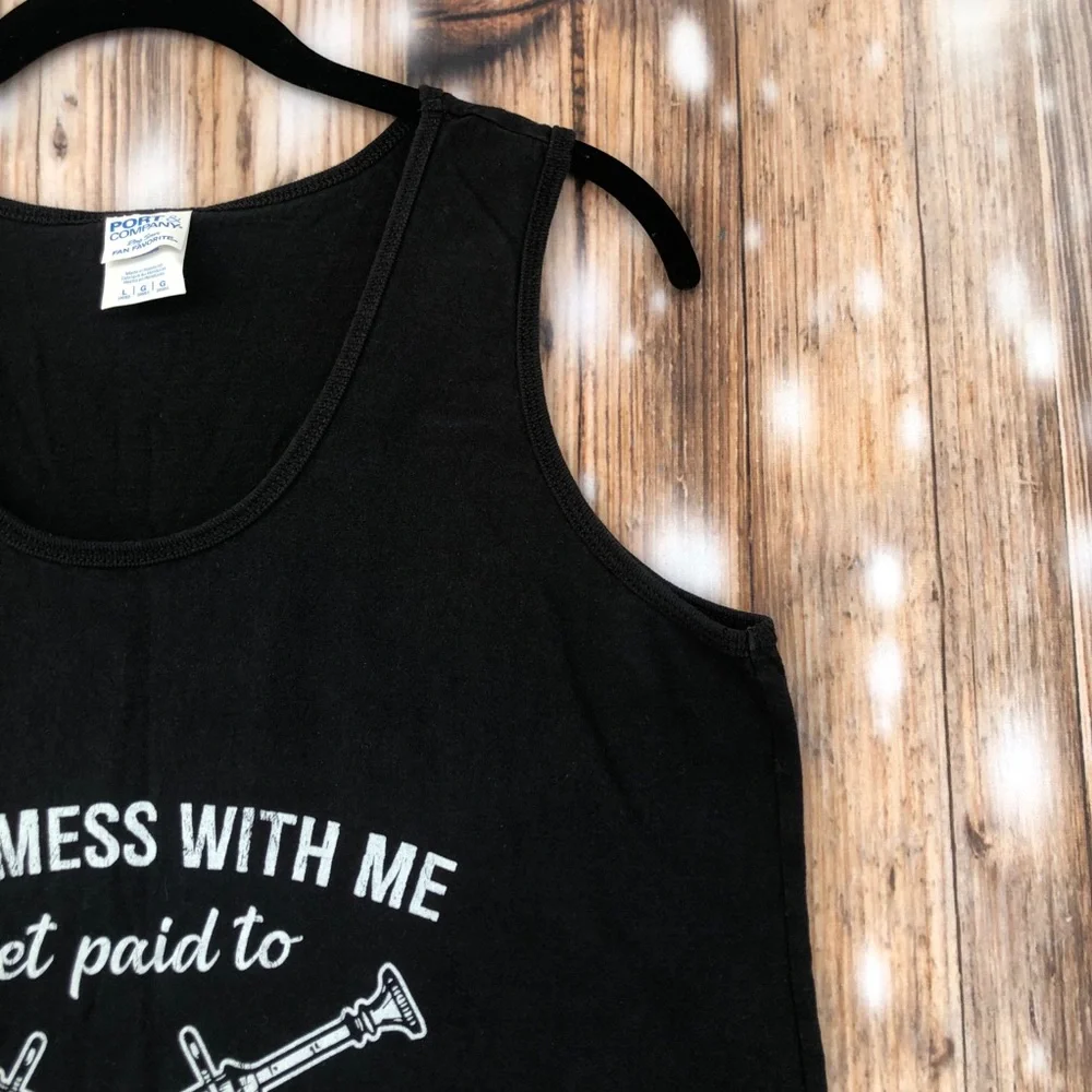Phlebotomist Nurse Medical Black Tank Top - Picture 3 of 4